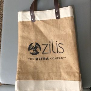 Burlap Canvas Tote